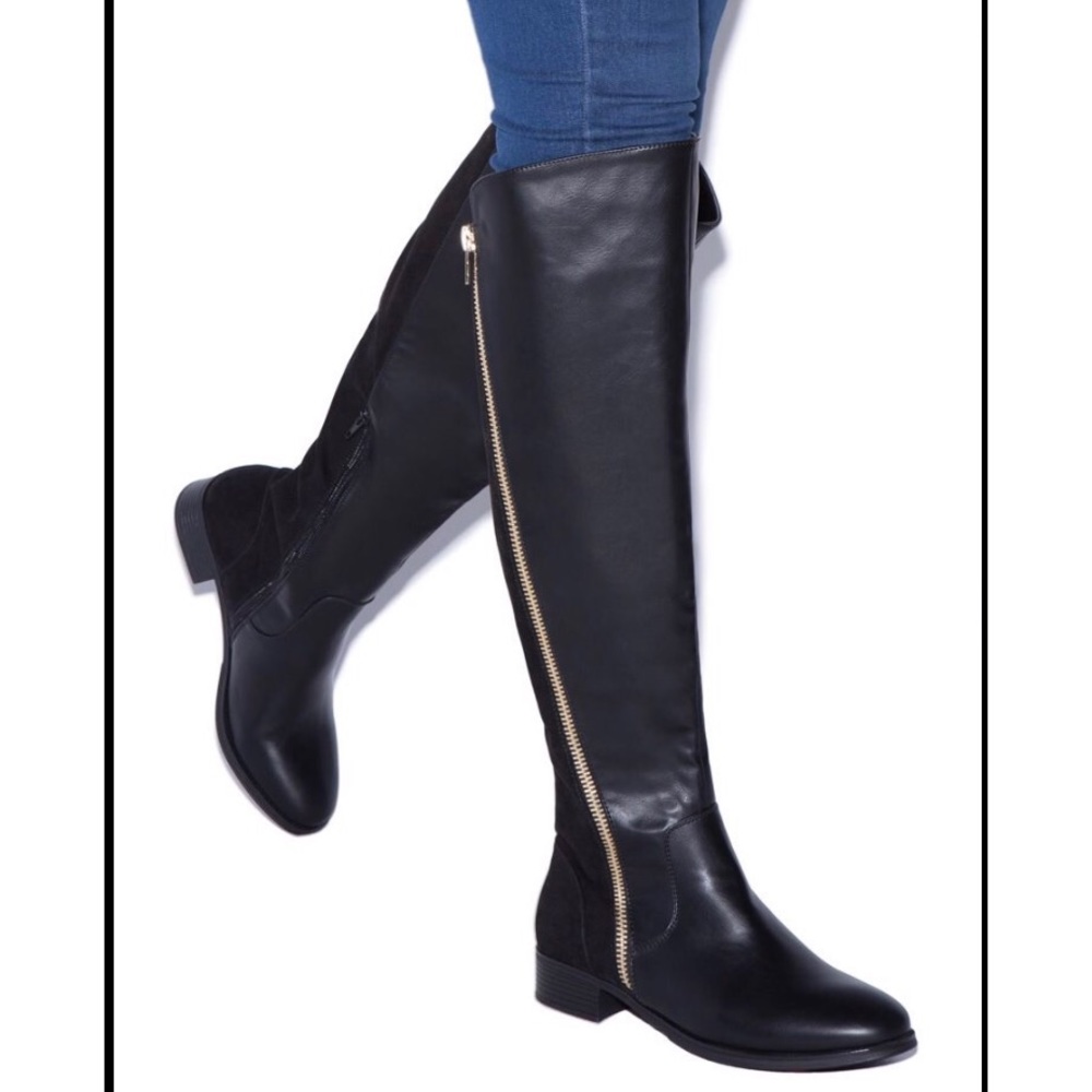 Shoedazzle Sequioa black boots